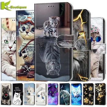 Roztomilé Mačka, Tiger Zvierat Maľované Telefón puzdro pre ZTE Blade A51 A71 A31 A6 Lite A7s A7 A5 A3 2020 2019 V10 Vita 20 Smart puzdro