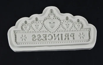 Sk, Princezná, Kráľovná, Princ 3D Silikónové Formy Fondant Tortu Formy Cupcake Plesne Dekoratívne Koláče Nástroje Confeitaria H355 2
