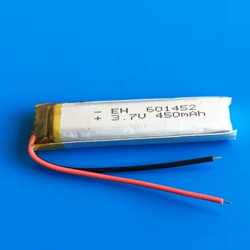 3,7 V 500mAh lipo batérie nabíjateľná lítium polymér lítiové batérie, 601452 pre MP3 bluetooth reproduktor GPS, PSP headset e-book fotoaparát