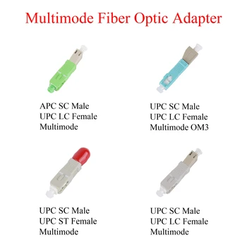 Optický APC/UPC SC Mužov UPC LC/ST Žena Adaptér Multimode OM3 Converter Hybrid Konektor