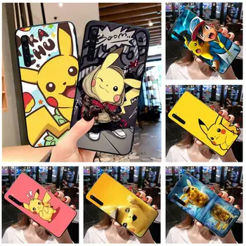 Rez Cartoon Pokémon Pikachu Telefón puzdro pre Xiao Mi Poznámka 11 10 Lite Mi 9T Pro xiao 10 10 CC9 Pro