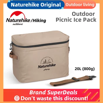 Naturehike Pôvodné Vonkajšie Izolácie Taška 20L Camping Cestovanie v Chlade Ice Taška PVC Piknik Multitool Potravín Ostrejšie Box Skladovanie