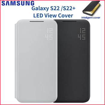 Pôvodné Samsung Galaxy S22 LED Zobrazenie Kryt S22+ S22Plus LED View Cover SM-S901B, SM-S901B/DS SM-S906B, SM-S906B/DS