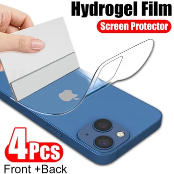 Hydrogel Film pre IPhone 12 13 Pro Max Mini stylus pre IPhone 11 14 Pro XS Max XR X 6 7 8 Plus SE Späť Film Nie Sklo