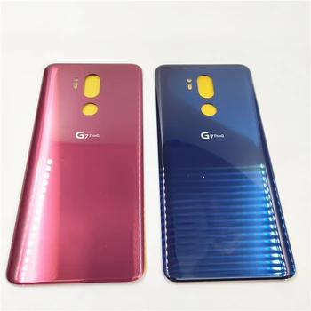 Originál Sklo Bývanie Pre LG G7 ThinQ G710EM Kryt Batérie Späť Zadný Panel Opravy Dielov S Lepidlo