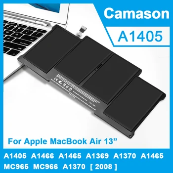 Camason A1405 Notebook Batéria Pre Apple MacBook Air 13 palcový Notebook Batérie A1369 A1466 MC965 MC966 A1369 A1370 A1465 A1466