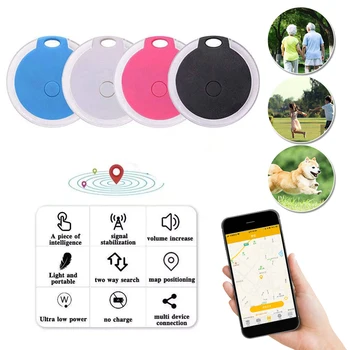 Plastové Key Finder Bluetooth-kompatibilné 5.0 Nepremokavé Smart Tracker Ľahký GPS Tracker Locator Bi-Directional pre Pet Deti