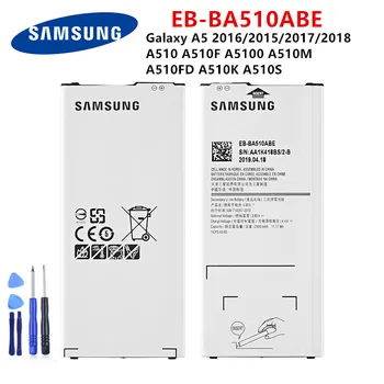 SAMSUNG Pôvodnej EB-BA510ABE 2900mAh Batérie Pre Samsung Galaxy A5 2016/2015/2017/2018 A510 A510F A5100 A510M A510K A510S +Nástroje