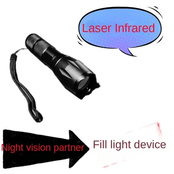 850nm Infračervený Horák Zameranie Nastaviteľné Silné IR LED Baterka Laser Infračervený Horák pre Rybolov a Poľovníctvo Č Osvetlenie Funkcia