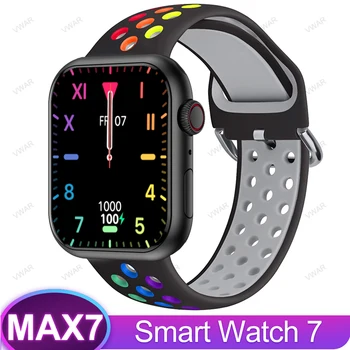 Smart Hodinky Series 7 s Pásik Lock Vždy-na Displeji Vodotesný IP68 iwo 16 Smartwatch Bluetooth Hovory W57 pre Samsung iPhone