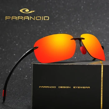 PARANOID Retro slnečné Okuliare UV400 pánske Slnečné Okuliare Pre Mužov Jazdy Čierne Okuliare Oculos Mužskej 8 Farieb Modelu 8511 P8511 0