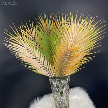 SunMade 68 cm Nordic Areca Palmového Lístia Umelé Rastliny Domova Flores Artificales Kvet Usporiadanie Dodávky Falošné Listy
