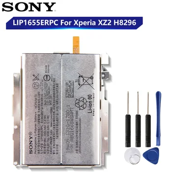 Originálne Náhradné Batérie Sony LIP1655ERPC Pre SONY Xperia XZ2 H8296 Originálne Batérie Telefónu 3180mAh