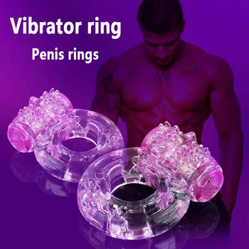 Motýľ Penis Vibrátor Sexuálne Hračky pre Mužov Penis krúžky Odkladu Ejacualtion Kohút Vibračný Krúžok Klitorisu Sex-Hračky pre Páry Dospelých