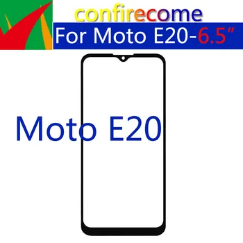 10Pcs\Veľa Pre Motorola Moto E20 XT2155 XT2155-1 Dotykový Displej Predné Vonkajšie Sklo LCD Panel Objektívu Náhradné