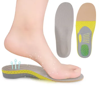 1@# Premium Protetických Gélové Vložky Ortopedické Ploché Nohy Zdravie Jediným Pad Topánky Vložte Arch Pad Plantárna Fasciitis Unisex