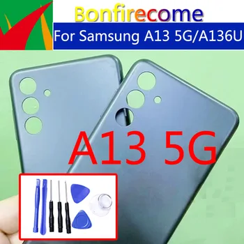 Náhradná Pre Samsung Galaxy A13 5G A136 SM-A136U Bývanie Zadný Kryt Prípade Zadné Dvierka Batérií Podvozku Bývanie