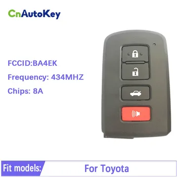 CN007088 Toyota smart card 434MHZ BA4EK 8A čip 61E377-0010 3+1buttons