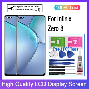Pôvodný Pre Infinix Zero 8 X687 LCD Displej Dotykový Displej Digitalizátorom. Náhradné