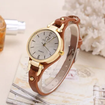 2021 Jednoduchosť Dizajnu dámske hodinky Značky Hodinky, Kožený Remienok Luxusné Žena, sledovať Módne Dámy Náramok na Zápästí Quartz Hodiny