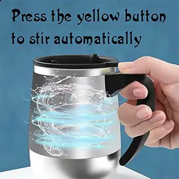 Nové Automatickom Miešadlo Magnetické Hrnček Tvorivé Miešanie Miešadlo Smart Mixér Šálka Kávy Steel Cup Tepelnej Mlieko La K0K0