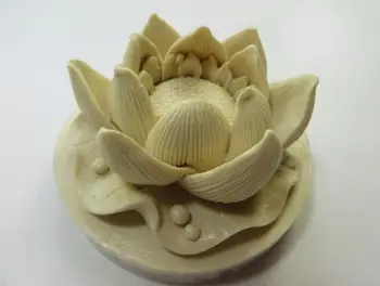 HC0023 3d Lotus Silikónové Formy Kvety Plesne kvet sviečka formy čokoláda silikónové formy Kytice Kvet Formy Záhrada formy