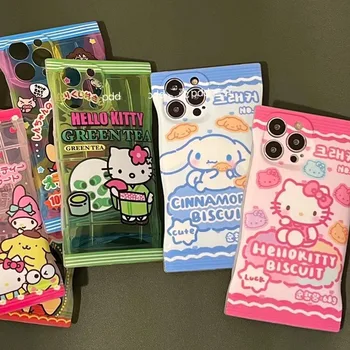Sanrio Dobrý deň, Kittys Cinnamoroll Roztomilý Kreslený Anime Candy Box Dizajnom, ktorý je tvorený pre Iphone 11 12 13 14 Pro Max Vianočný Darček Hračky 0