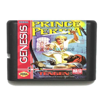 Prince of Persia Hry Kazety Najnovšie 16 bit Hra Karty Pre Sega Mega Drive / Genesis Systém
