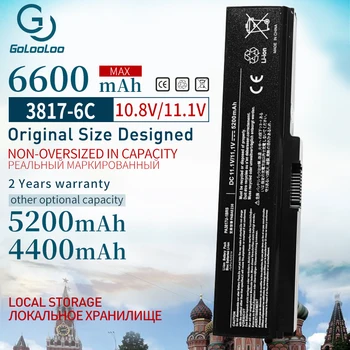 6600MAh PA3816U-1BAS Nový Notebook Batérie Pre Toshiba Satellite A660 C640 C650 C655 C660 L510 L630 L640 L650 U400 PA3817U-1BRS 6C