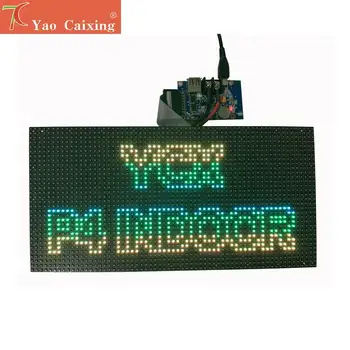 Plug Play P4 Vnútorné Pružné Panely S WF1 Micro Port Radič Zobraziť Texty LED Matice Rada