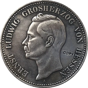 1898 nemecký 5 Známky, mince, SKOPÍRUJTE 38MM
