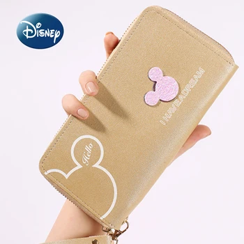 Disney Mickey Módne dámske Peňaženky High-kvalitné, Luxusné Značky Žien Mince Kabelku Veľká-kapacita PU Dlho, Multi-Slot na Peňaženky