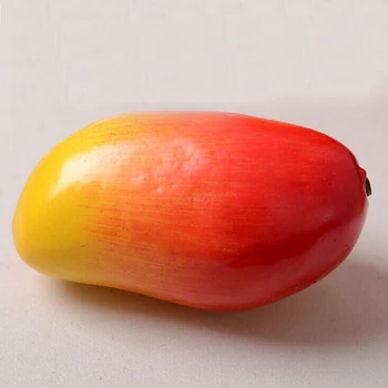 10pcs veľkými rozmermi, červená farba, Vysoký imitácia umelého Falošné mango Ovocie&umelých plastických falošné simulované červená farba, mango