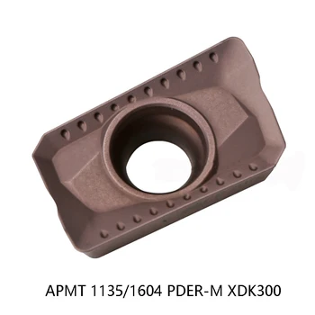 100% Originálne APMT APMT1135 APMT1604 PDER Karbidu Vložky pre Frézovanie APMT1135PDER-M APMT1604PDER-M XDK300 Sústružnícke Nástroje na Sústruženie