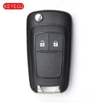 Keyecu Uncut Diaľkové príveskom, 2/3 Tlačidlo 433Mhz/315MHz ID46 pre Opel Vauxhall Insígnie Astra 2009-2014 HU100