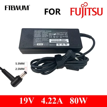 19V 4.22 NA 80W 5.5*2,5 mm Prenosný Nabíjací Adaptér Pre Fujitsu FMV Lifebook AH522 AH530 AH531 AH532 AH550 B6220 ADP-80N Napájanie
