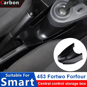 Black Car Center Konzola Úložný Box Pre Smart 453 Fortwo Forfour 2015-2019 Interiéru Dokončovacie Okno Úprava Príslušenstvo