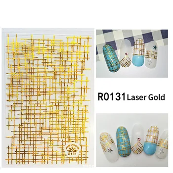 Gold Leaf Nail Art Hviezdy a Mesiac Japonský 3D Nálepky na Nechty, Fólie Silver Prenos Pásy DIY Art Laser Prekladanie Šperky Nálepky
