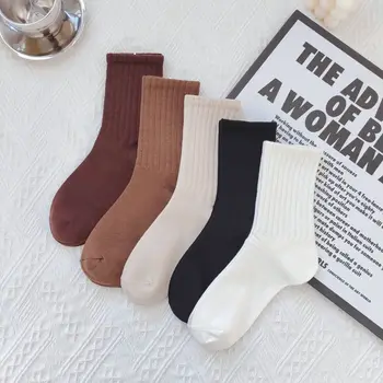 Jesenné a Zimné Nové High gumičky, Pevné Farba Ženské Stehná Vysoké Ponožky Pribrala Oddiel Zahusťovanie Ženy Teplé Ponožky
