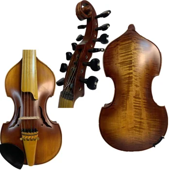 Barokový Štýl SKLADBY Maestro 6x6 struny 4/4 husle,obrovský a silný zvuk #14990