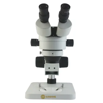Slniečko SZM7045-B1 zoom 1:6.4 7X-45X Stereo Mikroskop pre Mobilný Telefón Opravy PCB Inšpekcie Spájkovanie Priemyselné Mikroskopom