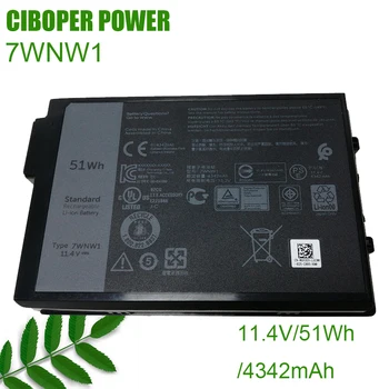 CP Skutočné Nový Notebook Batérie 7WNW1 11.4 V/4342mAh/51Wh Pre Latitude 7424 ROBUSTNÝ 5424 5420 P85G001 P86G001 0DMF8C DMF8C P85G