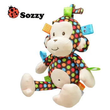 Sozzy 32 CM baby Kočík /posteľná odovzdanie bell hračka, Mäkké Monkey plyšové hračky