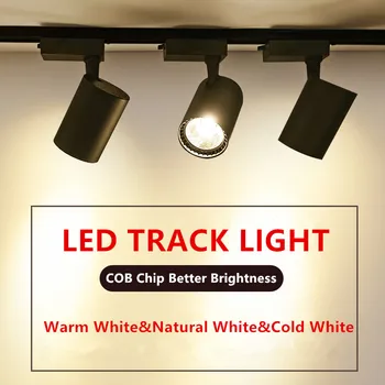 220V LED Bodové Svetlá 10W 20W 30W Led Sledovanie Pozornosti KLASU Sledovať Svetlo pre Obývacia Izba, Kuchyňa, Obchod, nákupné Centrum, Krytý Bodové Svetlo Lampy 0