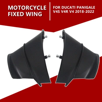 Motocykel pre Ducati Panigale V4 V4S V4R 2018 2019 2020 2021 2022 ABS Plast Strane Winglet Aerodynamické Krídlo Auta Spojler Kapotáže 0