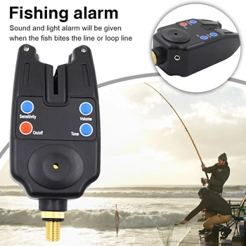 Ľahký Elektronické Rybárske Alarm, Prenosné, Nepremokavé LED Kaprov Rybolovu Hmyzom Upozornenie na Mori Loď Noc Rybárske Náčinie, Nástroje
