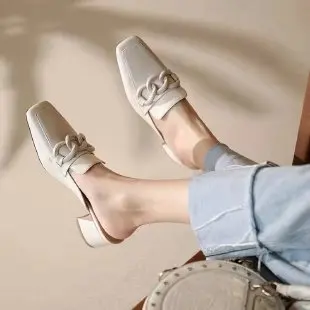 Dámske papuče outdoorové dámske papuče Ploché Muller papuče dámske Módne sandále 2022 nové módne kožené topánky