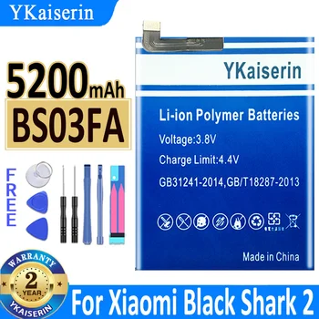 5200mAh YKaiserin Batérie BS03FA Pre Xiao Black Shark 2 Shark2 Náhradná Bateria