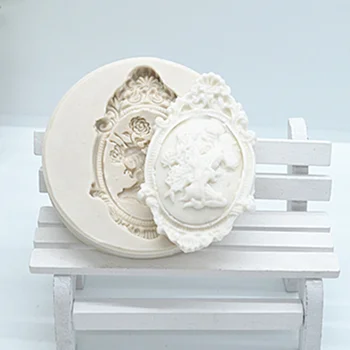 Luyou 1Pc Silikónové Tortu Formy 3D Angel Girl Fondant Formy Cake Zdobenie Nástroje Pečivo Kuchyňa Pečenie Príslušenstvo FM1535