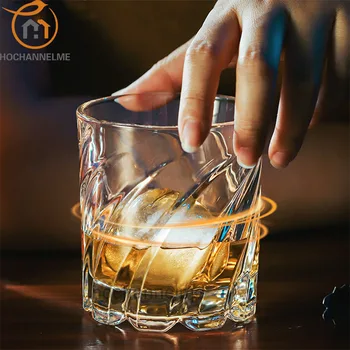 Crystal Otočiť Pohár Vína, Pohár Rotujúce 18 Sekúnd Tvorivé Whisky Sklenené Poháre Domácnosť, Sklo Pohár